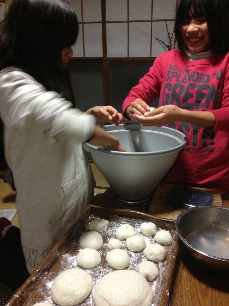 鏡餅づくり