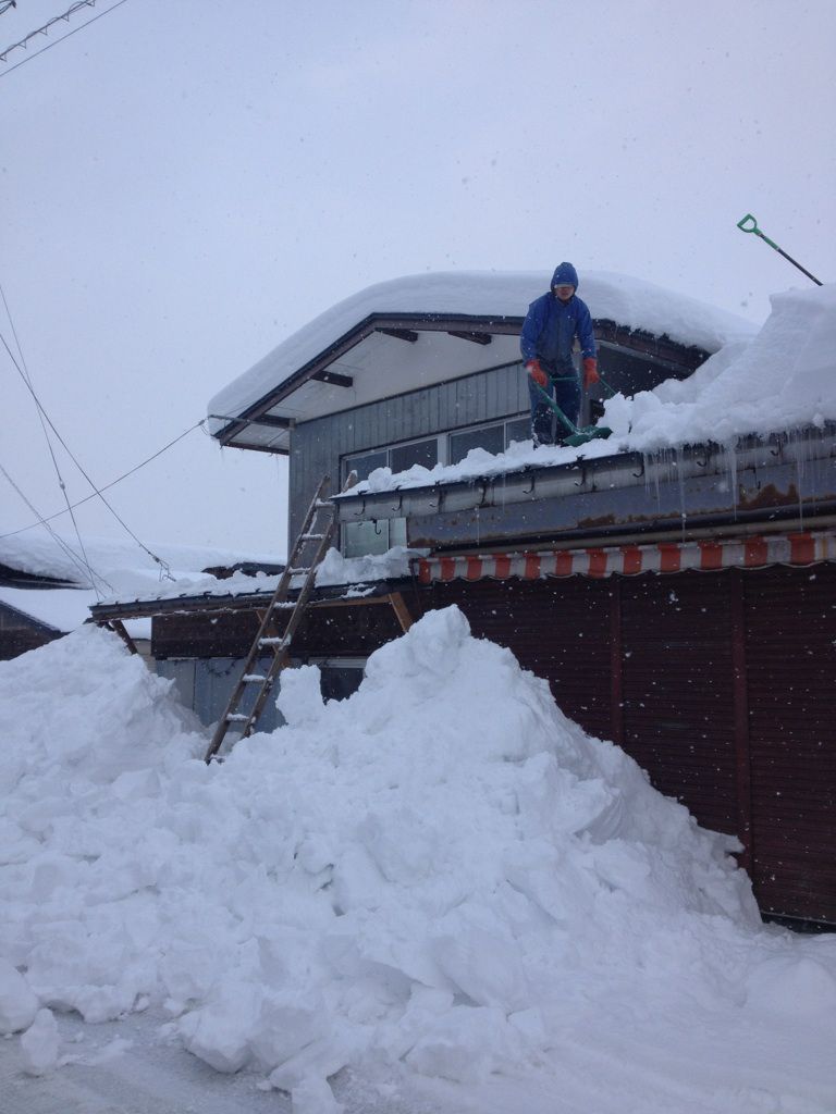 お年玉は雪！