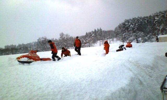 待望の雪