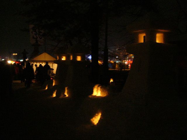 【平成19年度の情報】2月11日　上杉神社内の様子