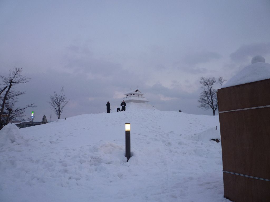 【平成23年の情報】雪の城発見！